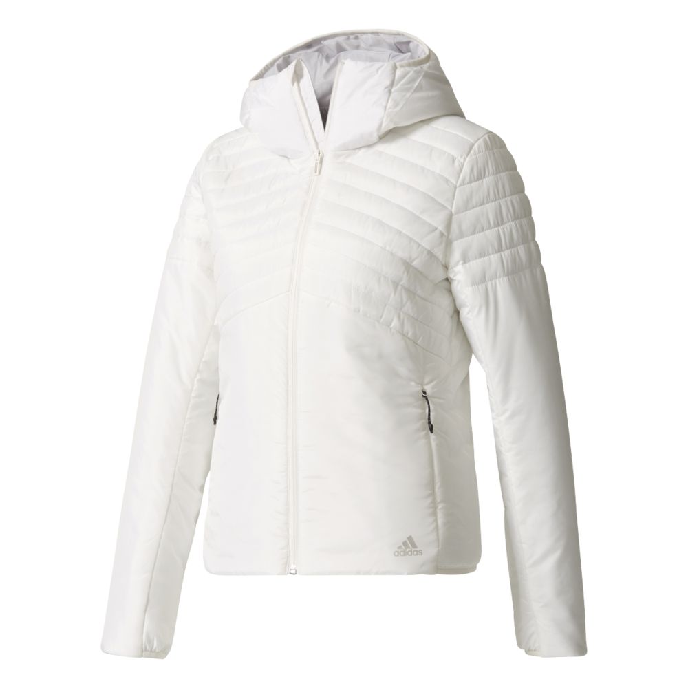 Белая женская зимняя куртка adidas Neo 2011-2012